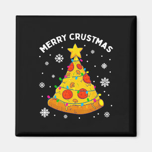 Íman Feliz Crustmas Pizza Árvore de Natal Presentes de