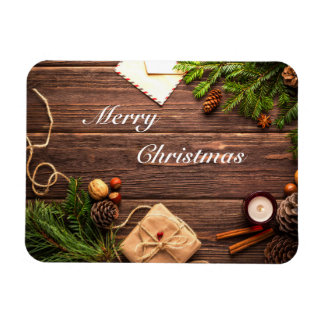 Íman Feliz Design de madeira de Natal