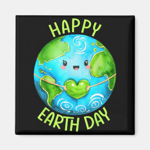 Íman Feliz Dia da Terra Crianças Lindas Dia da Terra Ho