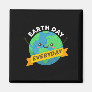 Íman Feliz Dia da Terra Todos Os Dias Reciclar Ciência