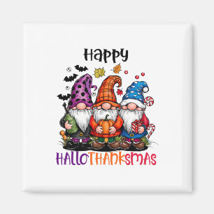 Íman Feliz Dia das Bruxas Felizes dos Gnomos Felizes