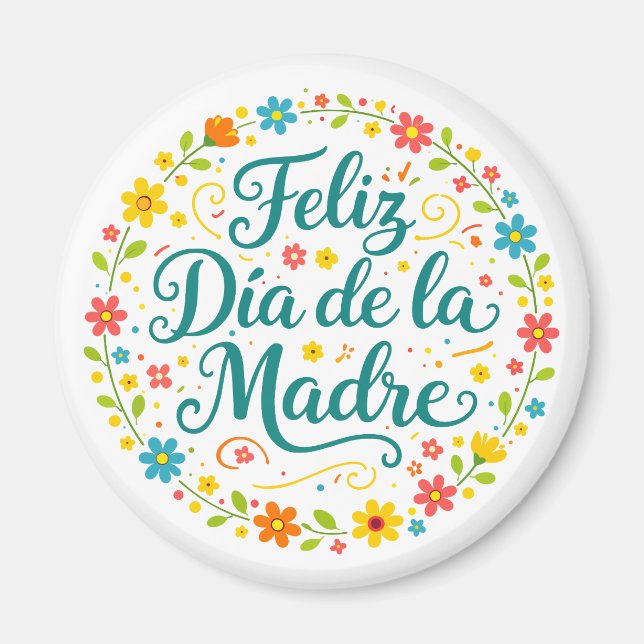 Íman Feliz Dia Das Mães Calligraphy |  (Frente)