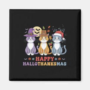 Íman Feliz Dia de Ação de Graças de Halloween