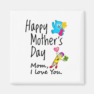 Íman Feliz dia de as mães. Mãe, eu te amo.