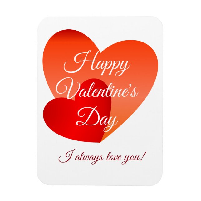 Íman Feliz dia de os namorados (Vertical)