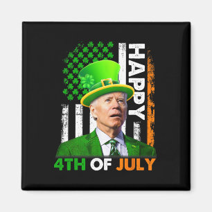 Íman Feliz Dia de São Patrício Joe Biden 4 De Julho
