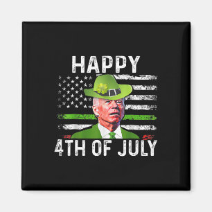 Íman Feliz Dia de São Patrício Joe Biden 4 De Julho