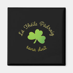 Íman Feliz Dia de São Patrício La Fheile Padraig Sona D