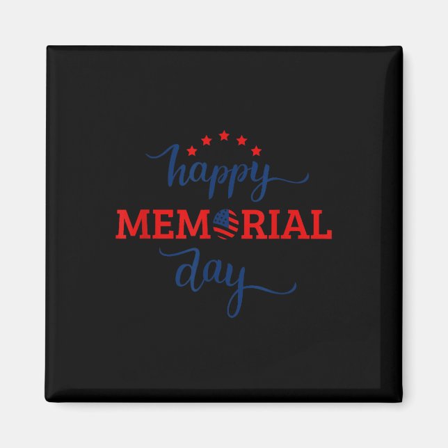 Íman Feliz Dia do Memorial - Nunca Esqueceremos O Prese (Frente)