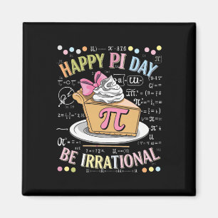 Íman Feliz Dia do Pi Matemática Divertida Treinadora Pr