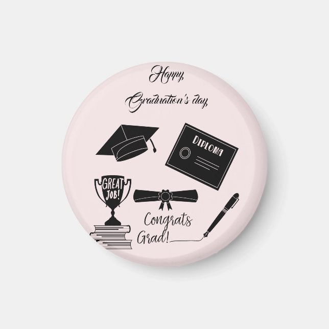 Íman Feliz Dia dos Graduações (Frente)