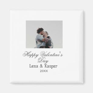 Íman Feliz dia dos namorados casal foto moderno simples