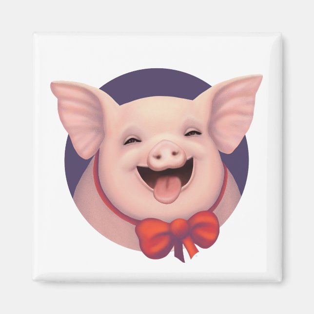 Íman Feliz Dia dos Porcos! (Frente)