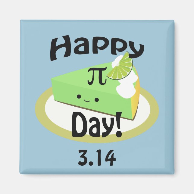 Íman Feliz Dia Pi Feliz (Frente)