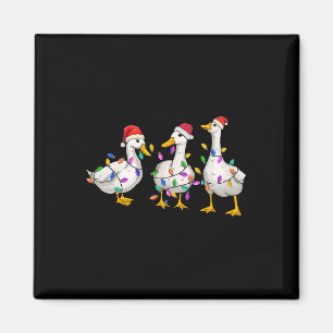 Íman Feliz Duckmas Engraçado Pato de Natal Pato de Nata