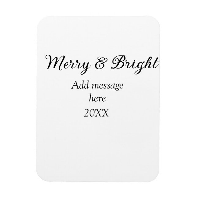 Íman Feliz e feriado de Natal brilhante adicionar mensa (Vertical)