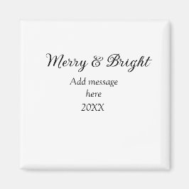 Íman Feliz e feriado de Natal brilhante adicionar mensa