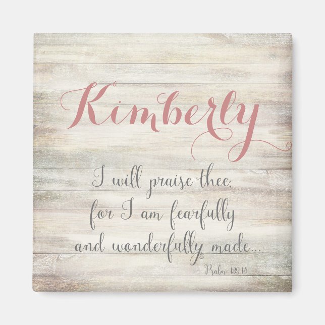 Íman Feliz E Maravilhosamente Feito - Ps. 139:14 (Frente)