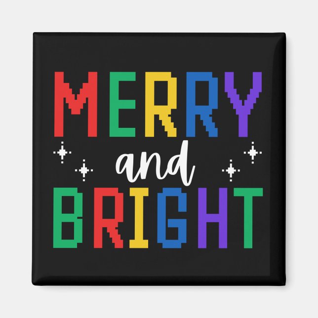 Íman Feliz E Natal Brilhante (Frente)