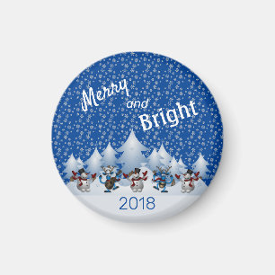 Íman Feliz e Neve Brilhante