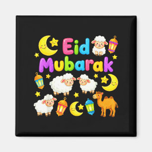 Íman Feliz eid mubarak para crianças muçulmanas eid al 
