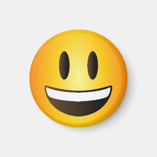 Íman Feliz Emoji Sorrindo Rosto