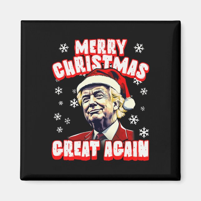 Íman Feliz Excelente de Natal Novamente Papais noeis do (Frente)