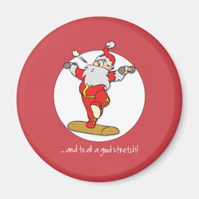 Íman Feliz exercício de Malhação Natal com Papais noeis (Frente)