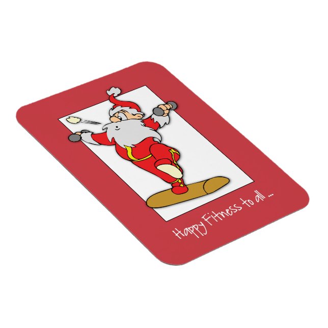 Íman Feliz exercício de Malhação Natal com Papais noeis (Lado Direito)