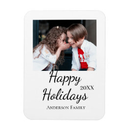 Íman Feliz feriado crianças foto da família presentes m