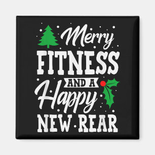 Íman Feliz Fitness Feliz Ano Novo Treino de Traseiro Na