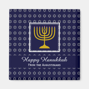 Íman FELIZ Frigorífico HANUKKAH Menorah Personalizado 