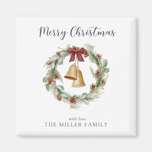 Íman Feliz Frota de Natal com Ouros (Frente)