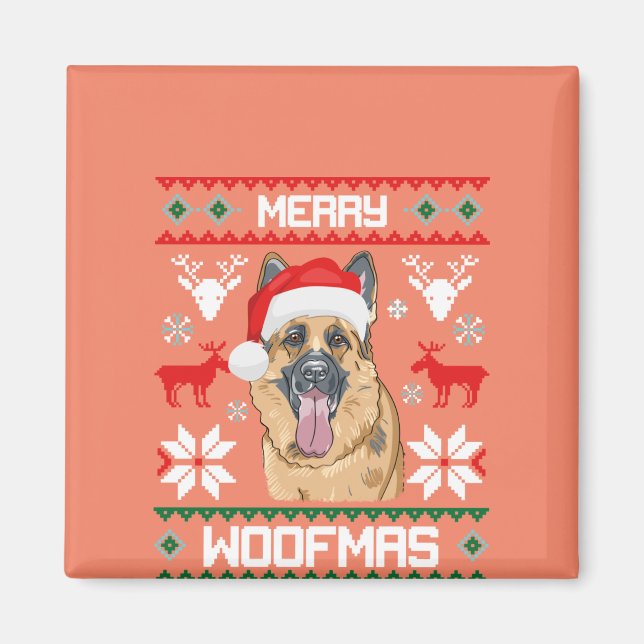 Íman Feliz german shepherd Woofmas Sweet Natal (Frente)