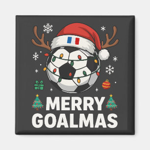 Íman Feliz Goalmas França - Futebol Natalino Divertido