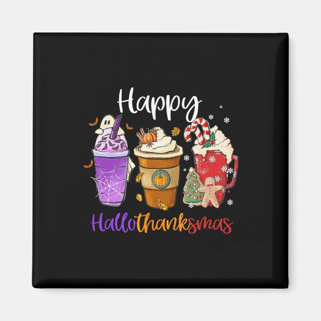 Íman Feliz Hallothanksmas Café Obrigados de Dia das Bru (Frente)