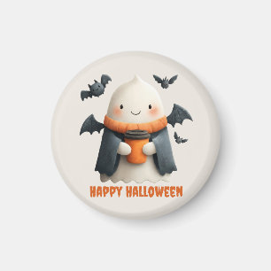 Íman Feliz Halloween - Cute Ghost Design
