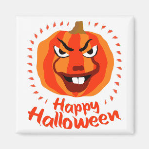 Íman Feliz Halloween 🎃 Engraçado Scary Spooky Pumpkin