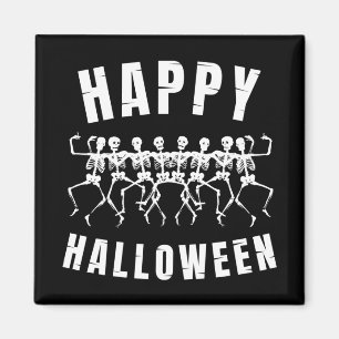 ÍMAN FELIZ HALLOWEEN ESQUELETOS DANÇANTES