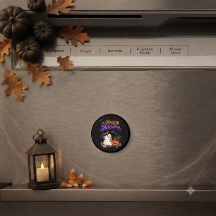 Íman Feliz Halloween Fantasma Fofo Abóbora Assustador