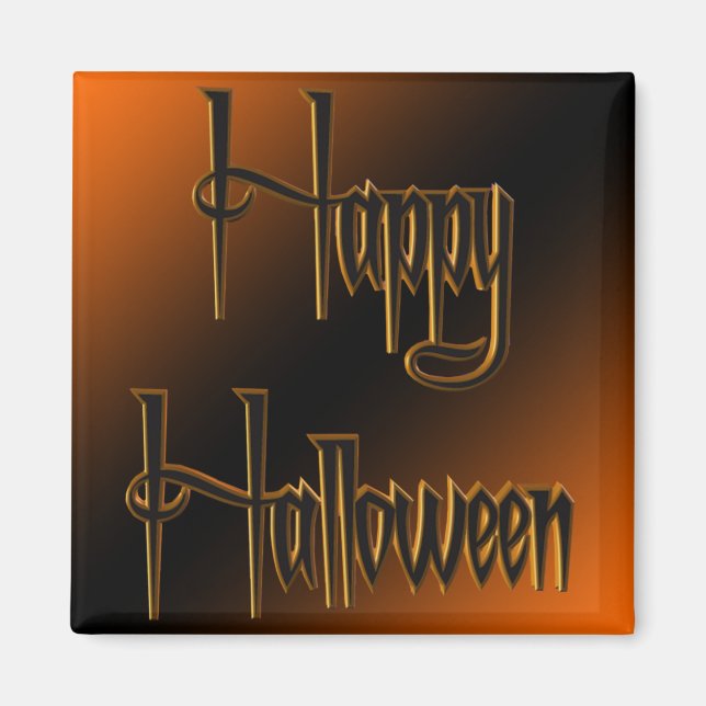 Íman Feliz Halloween Magnet (Frente)
