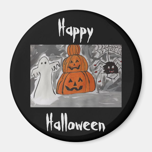 Íman Feliz Halloween Magnet (Frente)