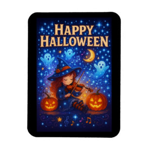 Íman Feliz Halloween - Magneta Musical das Bruxas
