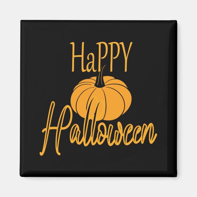 Íman Feliz Halloween Pumpkin (Frente)