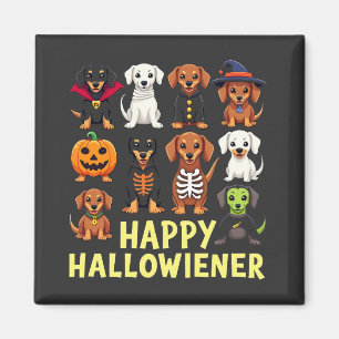 Íman Feliz Hallowiener Spooky Halloween Dog Weiner