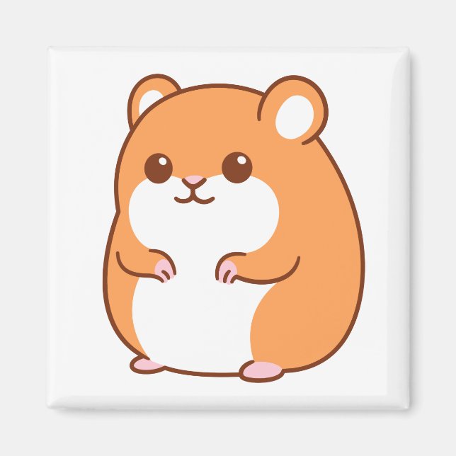 Íman Feliz Hamster Magnet (Frente)