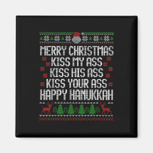 Íman Feliz Hanukkah Beija Meu Feliz Natal