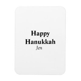 Íman Feliz Hanukkah, seu nome de imagem de texto editáv