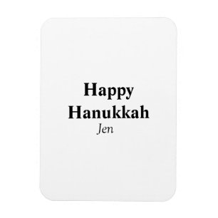 Íman Feliz Hanukkah, seu nome de imagem de texto editáv