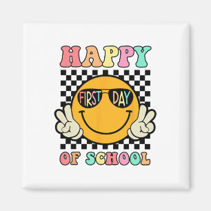 Íman Feliz Hippie Primeiro Dia De Aula Para Professor C